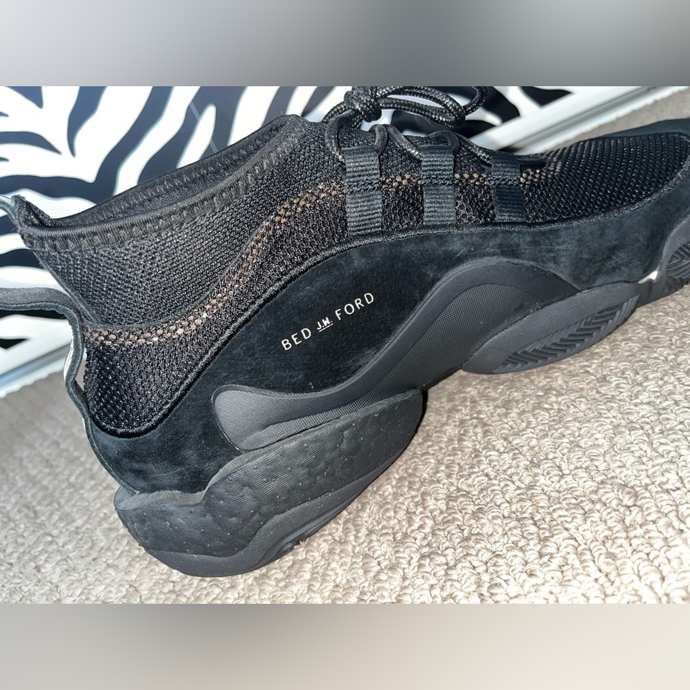 Adidas | Black Crazy BYW x Bed J.W. Ford Jet Sneakers Black Size 12 - Picture 5 of 7